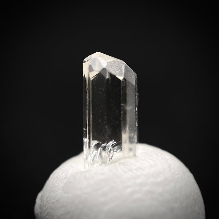 0.72 carat Burmese phenakite drill bit crystal for sale, glass clear, natural termination available at sanctuaryofstones.com photo 6