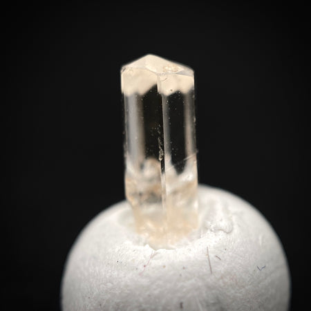 0.725 carat Burmese phenakite drill bit crystal for sale, glass clear, natural termination available at sanctuaryofstones.com photo 7