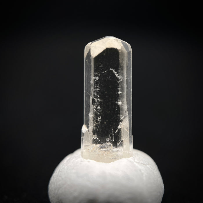 0.83 carat Burmese phenakite drill bit crystal for sale, glass clear, natural termination available at sanctuaryofstones.com photo 8