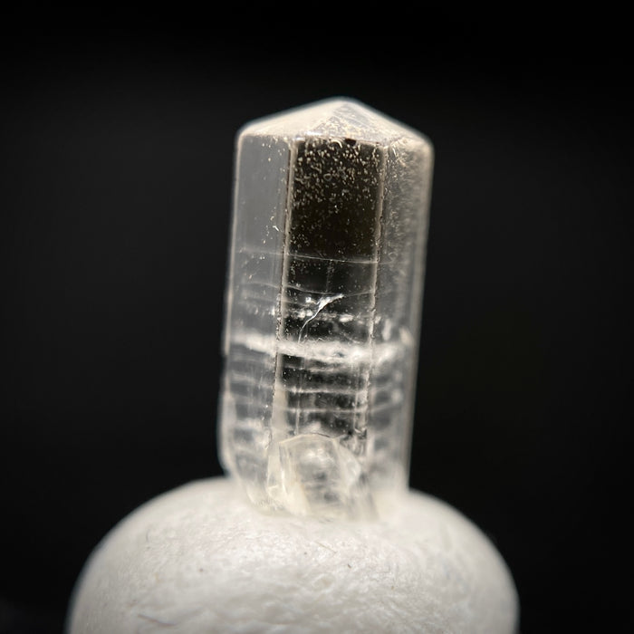 0.87 carat Burmese phenakite drill bit crystal for sale, glass clear, natural termination available at sanctuaryofstones.com photo 7