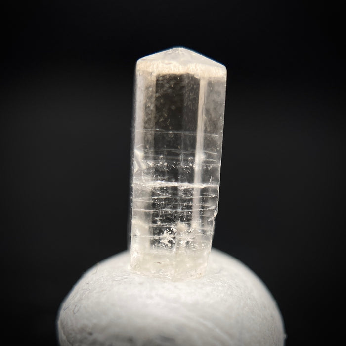 0.87 carat Burmese phenakite drill bit crystal for sale, glass clear, natural termination available at sanctuaryofstones.com photo 9