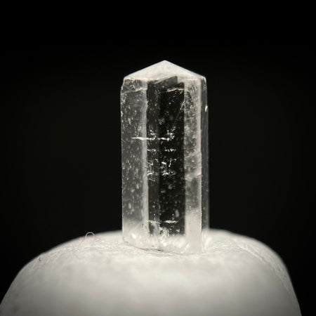 0.27 carat Burmese phenakite drill bit crystal for sale, glass clear, natural termination available at sanctuaryofstones.com photo 3
