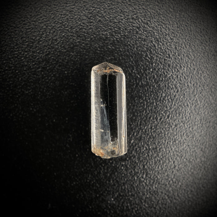 0.92 carat Burmese phenakite drill bit crystal for sale, glass clear, natural termination available at sanctuaryofstones.com photo 5