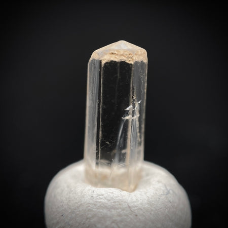 0.92 carat Burmese phenakite drill bit crystal for sale, glass clear, natural termination available at sanctuaryofstones.com photo 2