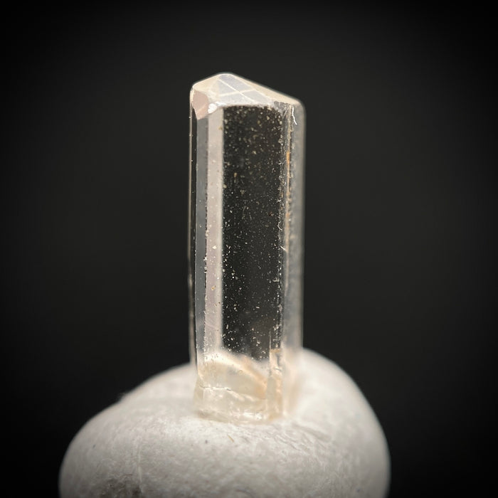 1.03 carat Burmese phenakite drill bit crystal for sale, glass clear, natural termination available at sanctuaryofstones.com photo 5