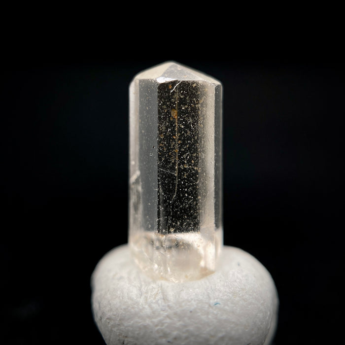 1.03 carat Burmese phenakite drill bit crystal for sale, glass clear, natural termination available at sanctuaryofstones.com photo 7