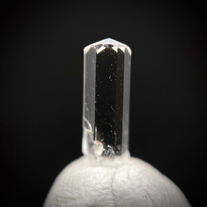 0.29 carat Burmese phenakite drill bit crystal for sale, glass clear, natural termination available at sanctuaryofstones.com photo 1
