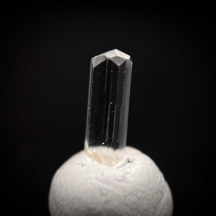 0.355 carat Burmese phenakite drill bit crystal for sale, glass clear, natural termination available at sanctuaryofstones.com photo 3