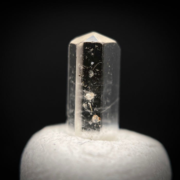 0.415 carat Burmese phenakite drill bit crystal for sale, glass clear, natural termination available at sanctuaryofstones.com photo 6