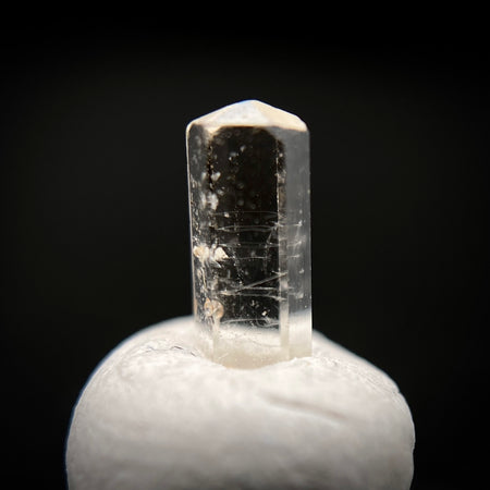 0.415 carat Burmese phenakite drill bit crystal for sale, glass clear, natural termination available at sanctuaryofstones.com photo 8
