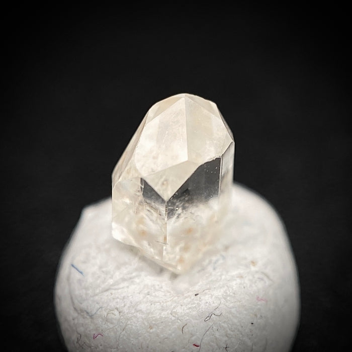 0.43 carat Burmese phenakite drill bit crystal for sale, glass clear, natural termination available at sanctuaryofstones.com photo 11