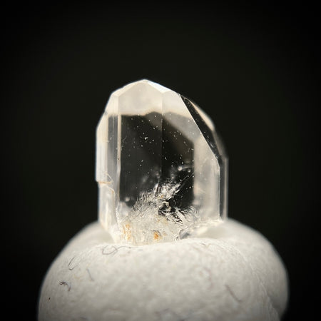 0.43 carat Burmese phenakite drill bit crystal for sale, glass clear, natural termination available at sanctuaryofstones.com photo 9