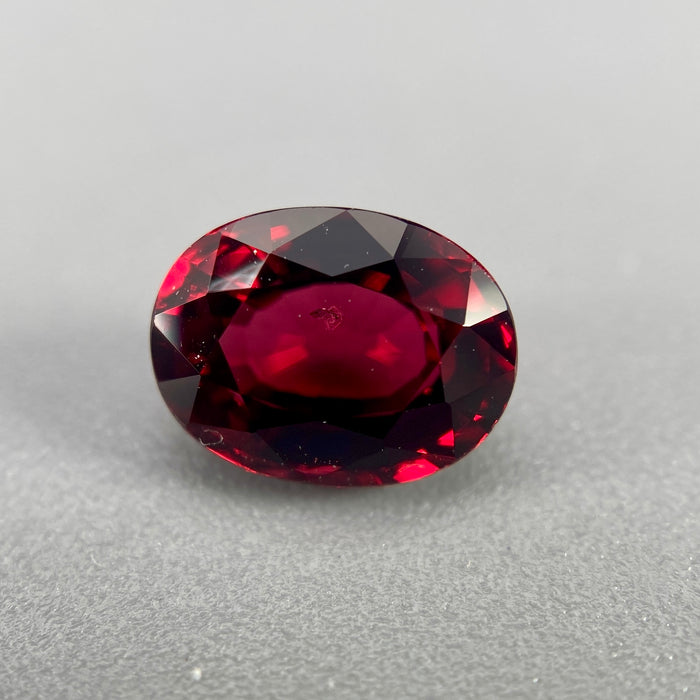 untreated, unheated Burmese pigeon blood red spinel oval gemstone, 1.31 carats, from sanctuary of stones dot com, image 2