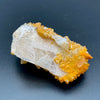 Large Mexican danburite crystal specimen with druzy quartz and golden calcite coating weighing 80.80 grams available on sanctuary of stones dot com photo 4