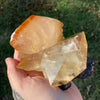 sanctuaryofstones.com Elmwood Mine golden-amber calcite with sphalerite specimen 5