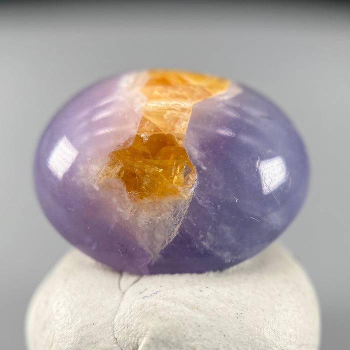 6.49 ct. Ultra-Rare Hackmanite with Johachidolite Cabochon