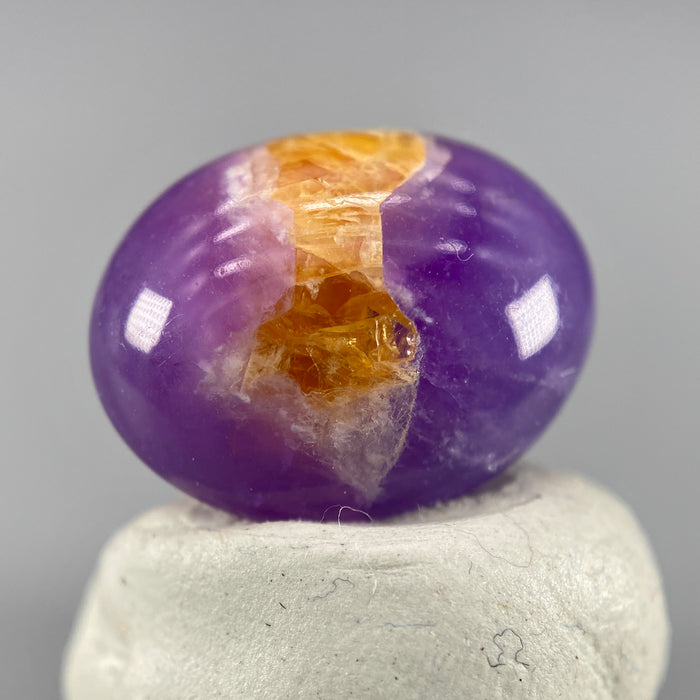 6.49 ct. Ultra-Rare Hackmanite with Johachidolite Cabochon