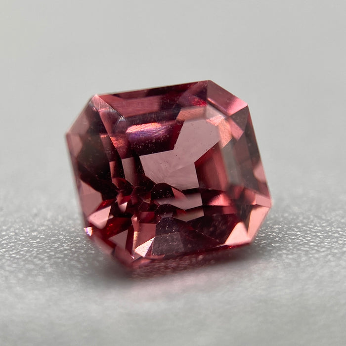 1.05 ct. Spinel (Medium-Deep Rose) from Tajikistan, untreated, asscher cut, VS clarity, available on sanctuaryofstones.com sanctuary of stones dot com, photo3