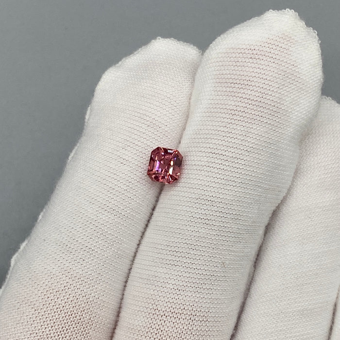1.05 ct. Spinel (Medium-Deep Rose) from Tajikistan, untreated, asscher cut, VS clarity, available on sanctuaryofstones.com sanctuary of stones dot com, photo6