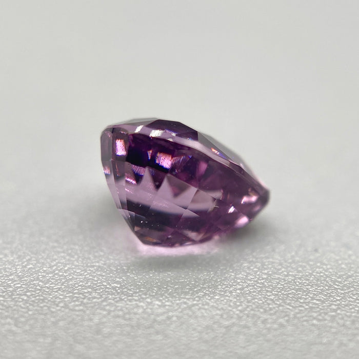 1.80 ct. Spinel from Burma, Vivid Pinkish-Purple, GFCO Certified gemstone, unheated and untreated, eye clean clarity, available at sanctuaryofstones.com, sanctuary of stones dot com, photo6