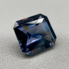 0.90 ct. Spinel from Burma, Inky Blue with Violet Undertones, VS clarity, square emerald cut, unheated, untreated, available at sanctuaryofstones.com, sanctuary of stones dot com, photo6