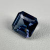 0.90 ct. Spinel from Burma, Inky Blue with Violet Undertones, VS clarity, square emerald cut, unheated, untreated, available at sanctuaryofstones.com, sanctuary of stones dot com, photo2