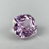 1.95 ct. Kunzite from afghanistan, cushion cut, VVS clarity, untreated, available on sanctuaryofstones.com sanctuary of stones dot com, photo1