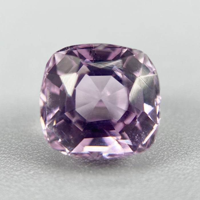 1.95 ct. Kunzite from afghanistan, cushion cut, VVS clarity, untreated, available on sanctuaryofstones.com sanctuary of stones dot com, photo3