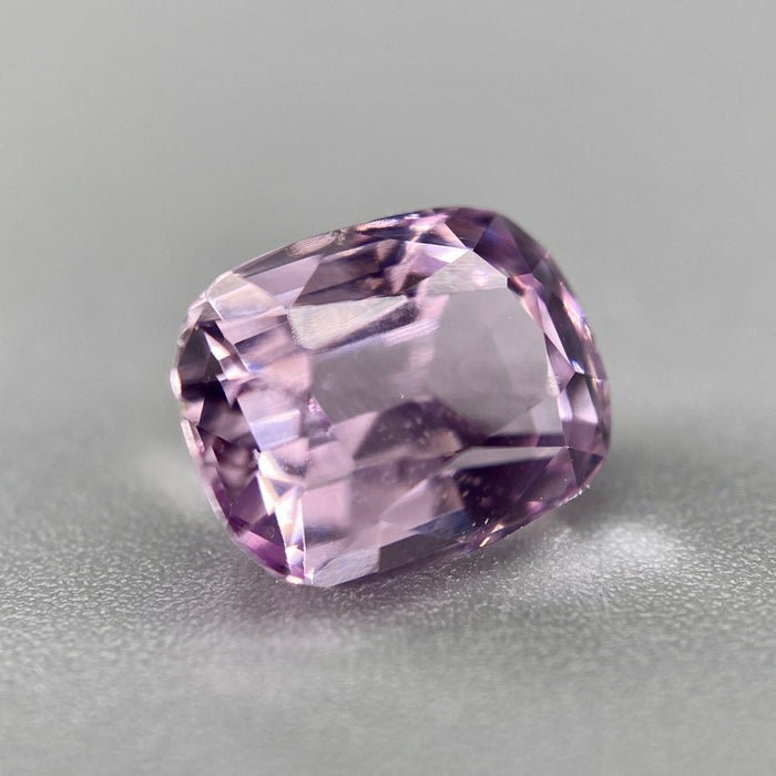 2.60 ct. Kunzite from afghanistan, elongated cushion cut, VVS clarity, untreated, available on sanctuaryofstones.com sanctuary of stones dot com, photo4