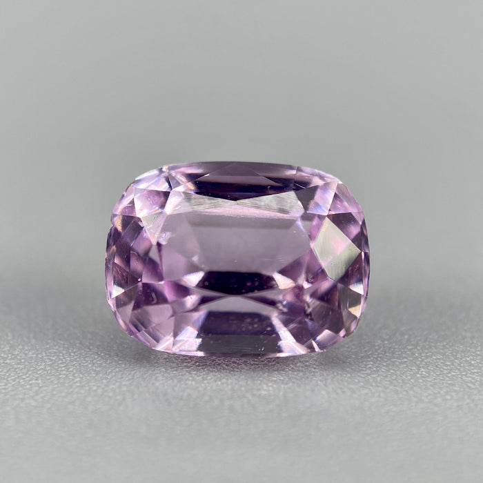 2.60 ct. Kunzite from afghanistan, elongated cushion cut, VVS clarity, untreated, available on sanctuaryofstones.com sanctuary of stones dot com, photo1