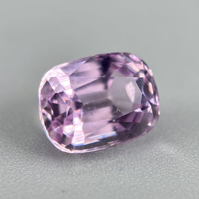 2.40 ct. Kunzite from afghanistan, elongated cushion cut, VVS clarity, untreated, available on sanctuaryofstones.com sanctuary of stones dot com, photo7