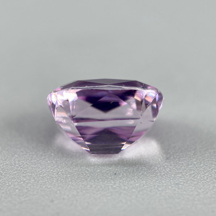 2.40 ct. Kunzite from afghanistan, elongated cushion cut, VVS clarity, untreated, available on sanctuaryofstones.com sanctuary of stones dot com, photo6