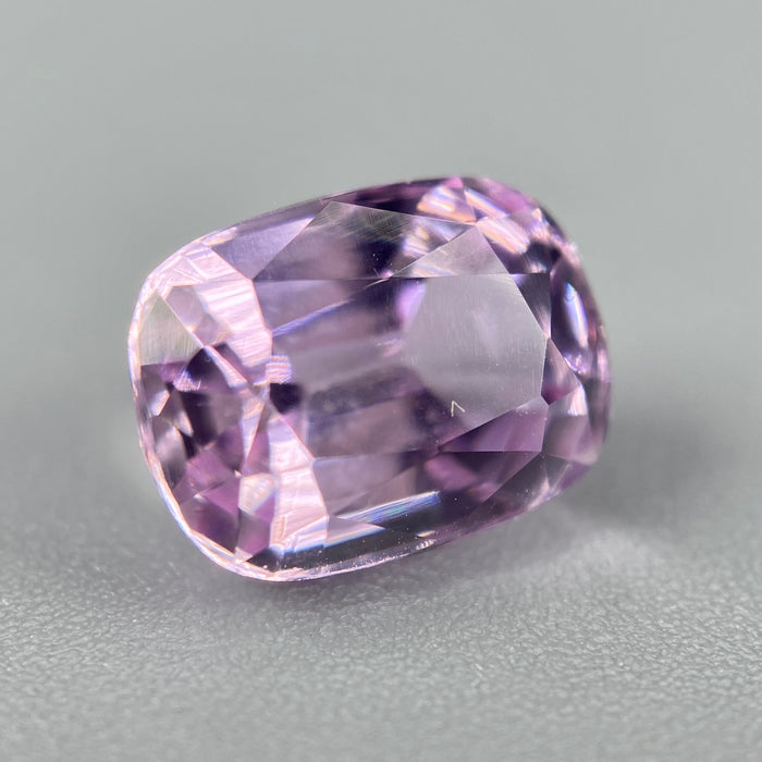2.40 ct. Kunzite from afghanistan, elongated cushion cut, VVS clarity, untreated, available on sanctuaryofstones.com sanctuary of stones dot com, photo3