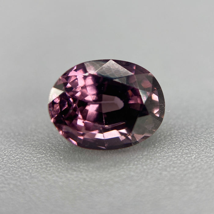 1.80 ct. Spinel from Burma, Deep Pinkish-Purple wine color, unheated, untreated, oval shape, VVS clarity, available at sanctuaryofstones.com, sanctuary of stones dot com, photo3