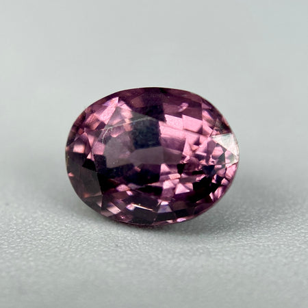 1.80 ct. Spinel from Burma, Deep Pinkish-Purple wine color, unheated, untreated, oval shape, VVS clarity, available at sanctuaryofstones.com, sanctuary of stones dot com, photo2