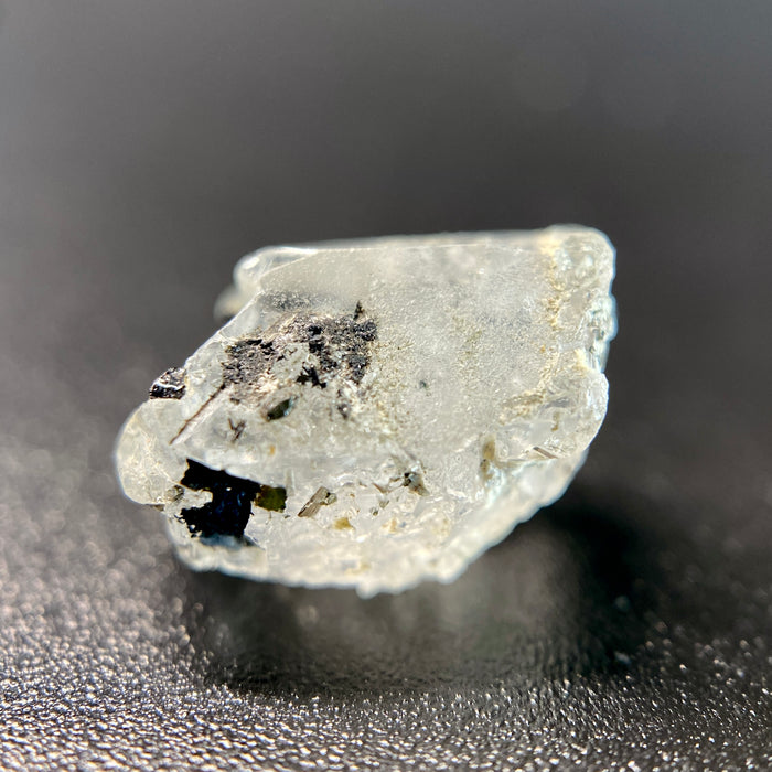 0.93 gram Madagascar phenakite crystal with tourmaline inclusions available at sanctuaryofstones.com