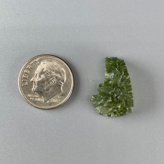Raw moldavite specimen, 1.183 grams, authentic moldavite crystal available at sanctuaryofstones.com