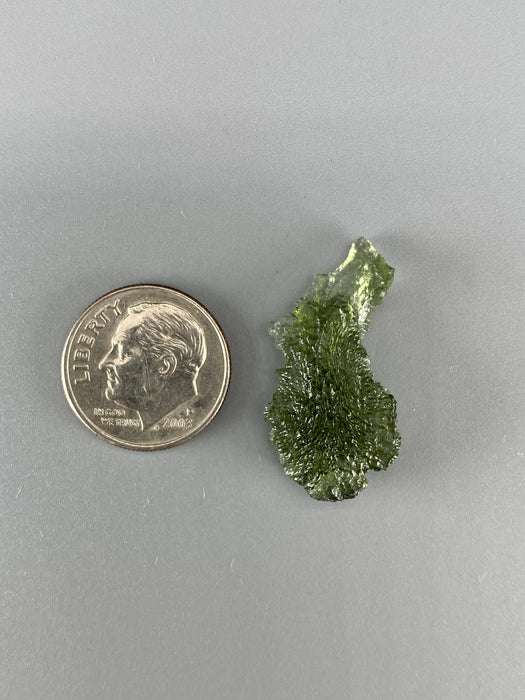 Raw moldavite specimen, 1.481 grams, authentic moldavite available at sanctuaryofstones.com