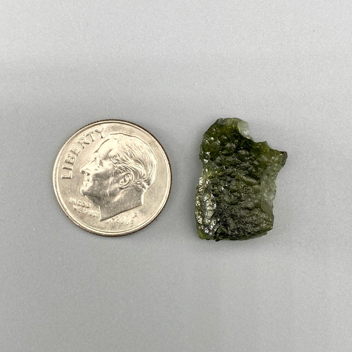 Raw moldavite specimen, 1.558 grams, authentic moldavite available at sanctuaryofstones.com