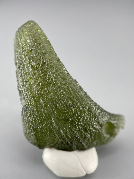 Raw moldavite specimen, authentic tektite 2.512 grams available at sanctuaryofstones.com