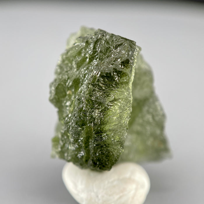 Raw moldavite tektite specimen, 2.697 grams, authentic Czech moldavite available at sanctuaryofstones.com