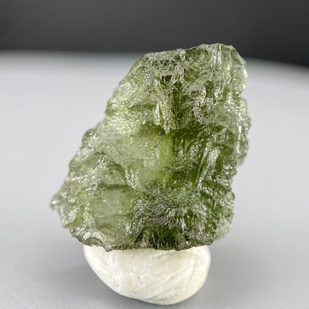 Raw moldavite tektite specimen, 2.697 grams, authentic Czech moldavite available at sanctuaryofstones.com