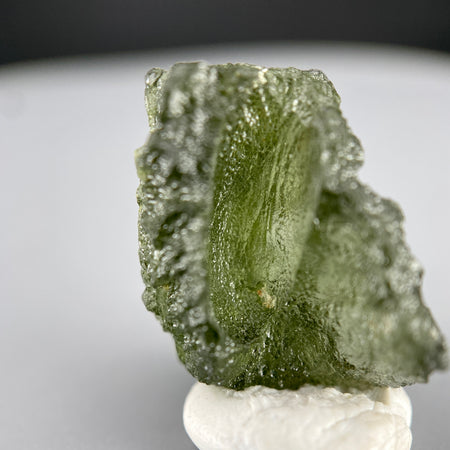Raw moldavite tektite specimen, 2.697 grams, authentic Czech moldavite available at sanctuaryofstones.com