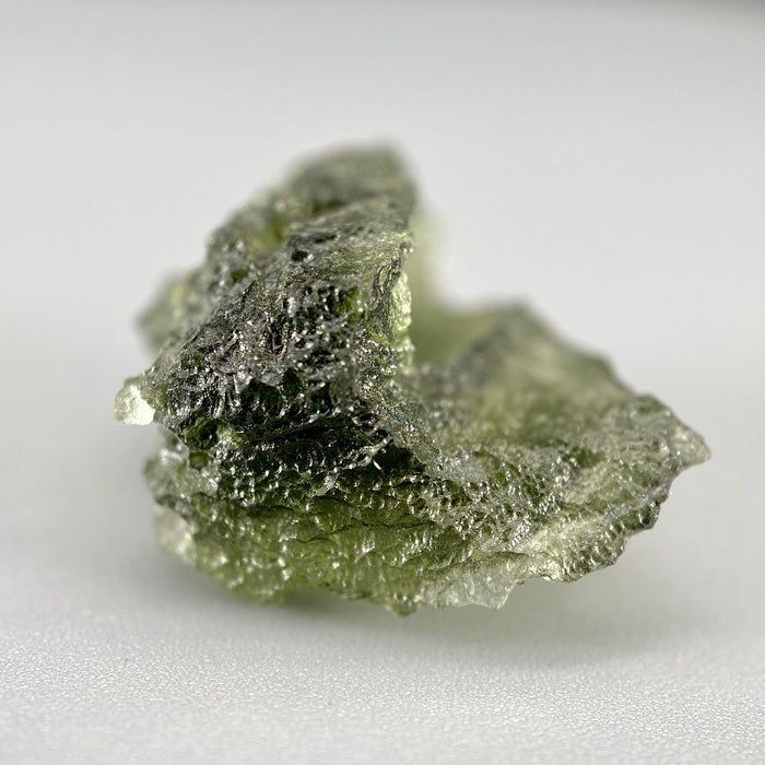 Raw moldavite tektite specimen, 2.697 grams, authentic Czech moldavite available at sanctuaryofstones.com