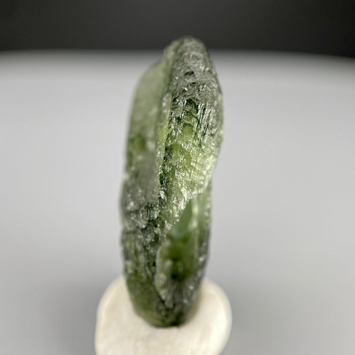 Raw moldavite specimen, authentic moldavite tektite, 2.741 grams available at sanctuaryofstones.com