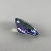 untreated peacock tanzanite pear cut gemstone, 1.88 carats, trichroic color phenomenon with blue, violet, fern-green colors, from sanctuary of stones dot com, image 7