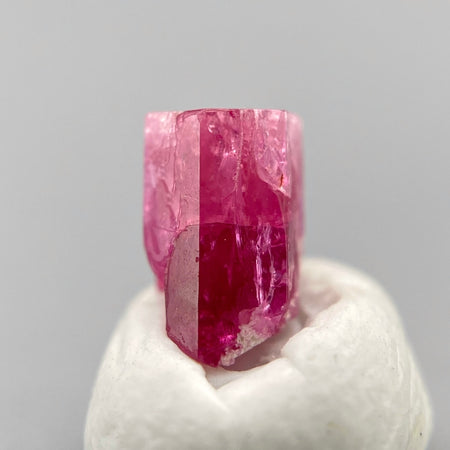 extremely rare red beryl (bixbite) crystal raspberry red hexagonal crystal of 0.56 carats available at sanctuaryofstones.com