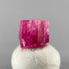 Extremely rare red beryl crystal 0.71 carats, hexagonal shape, raspberry red color great translucency, available at sanctuaryofstones.com