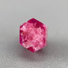 Extremely rare red beryl crystal 0.71 carats, hexagonal shape, raspberry red color great translucency, available at sanctuaryofstones.com