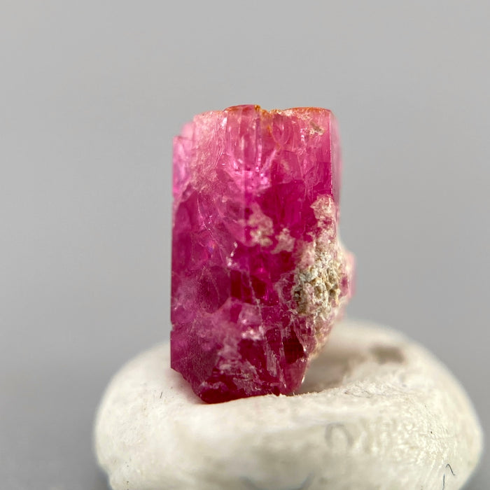 Extremely rare red beryl crystal 1.15 carats, raspberry red color great translucency, available at sanctuaryofstones.com